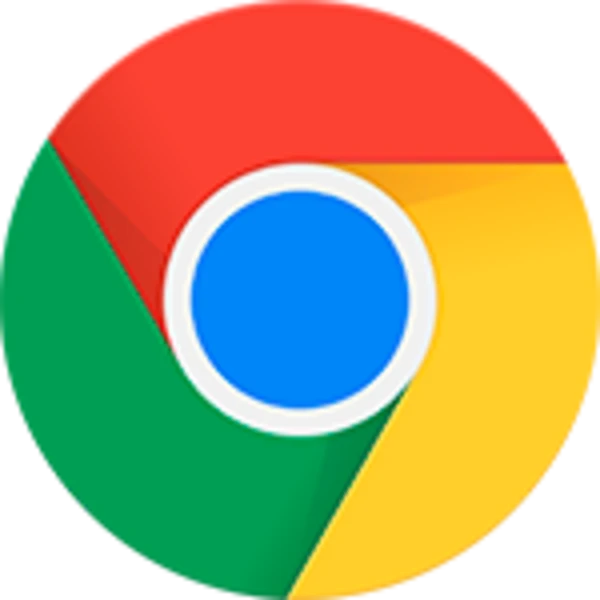 Google Chrome for Windows official round web browser logo icon.