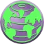 Tor Browser official round purple and green globe logo icon.