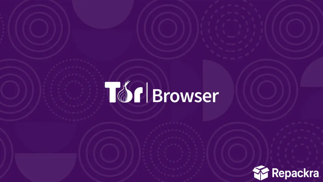Tor Browser for Windows official logo on purple background.