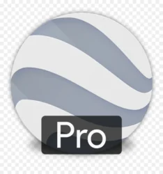 Google Earth Pro application shortcut icon displayed on a Windows desktop background