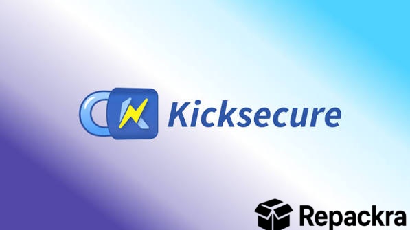 Kicksecure operating system official branding logo banner.