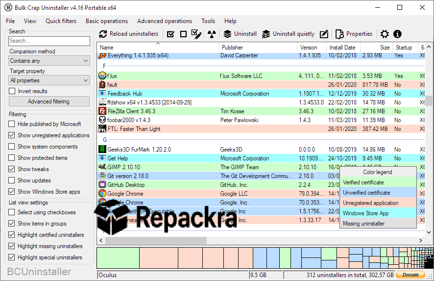 bulk-crap-uninstaller-bcuninstaller-main-application-dashboard