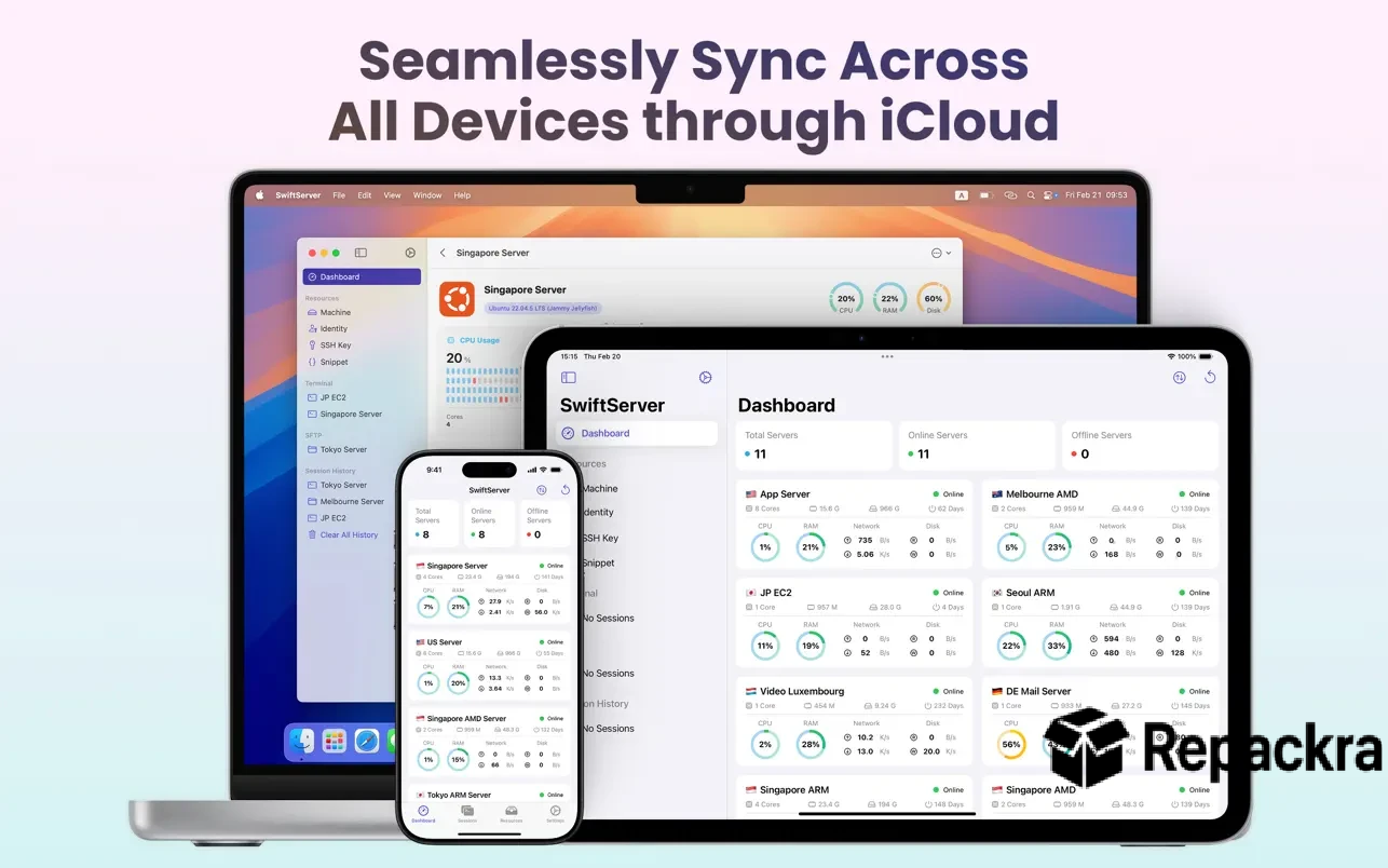 swiftserver-icloud-multi-device-sync