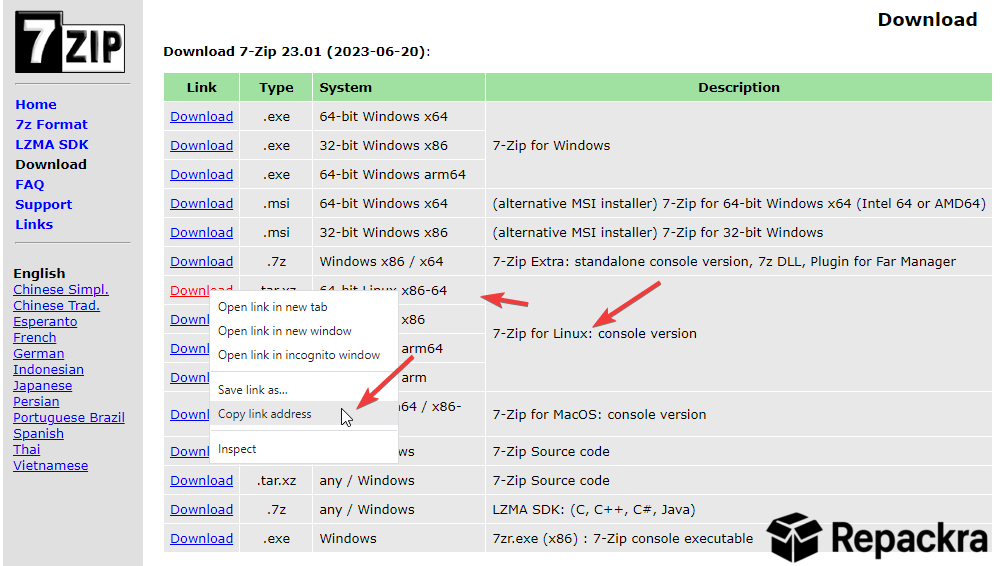 7-zip-pc-software-download-linux-link