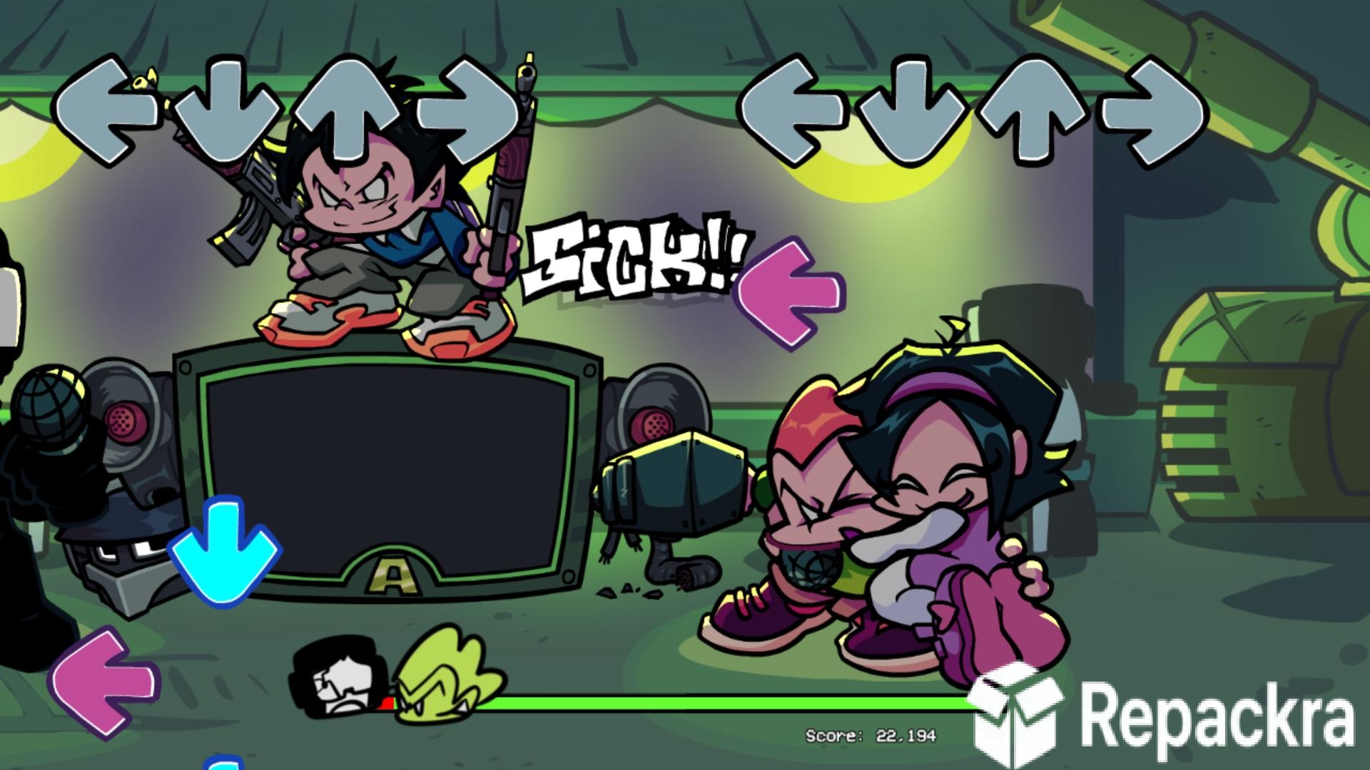 Friday Night Funkin Weekend 1 Pico Nene Darnell Gameplay Interface Screenshot