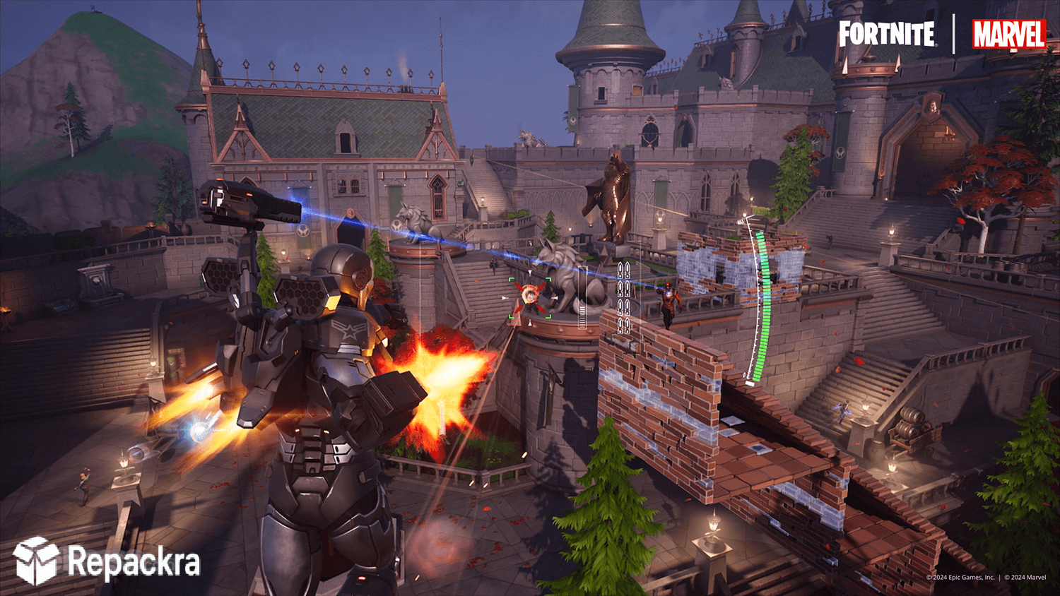 fortnite-for-pc-marvel-combat-castle-doom-gameplay