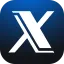 Official OnyX system maintenance utility icon for Mac featuring a stylized white letter X on a blue gradient square.
