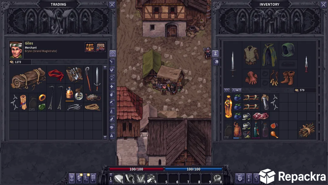 Stoneshard for PC Trading and Inventory System Gameplay Screenshot