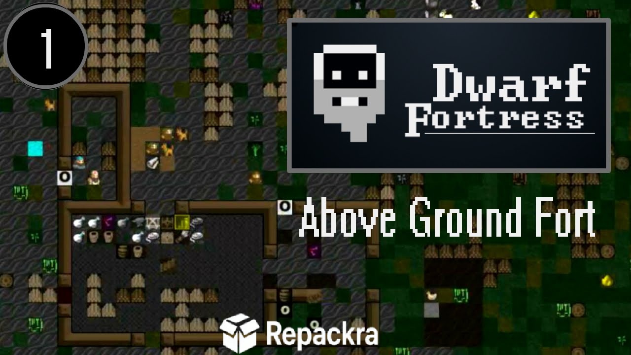 Dwarf Fortress Above Ground Fort Gameplay Thumbnail Graphic
