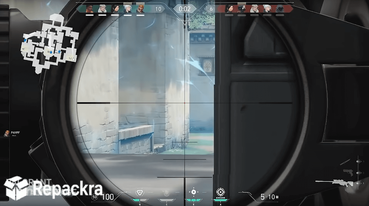 Valorant for PC Sniper Scope Aiming Gameplay Screenshot
