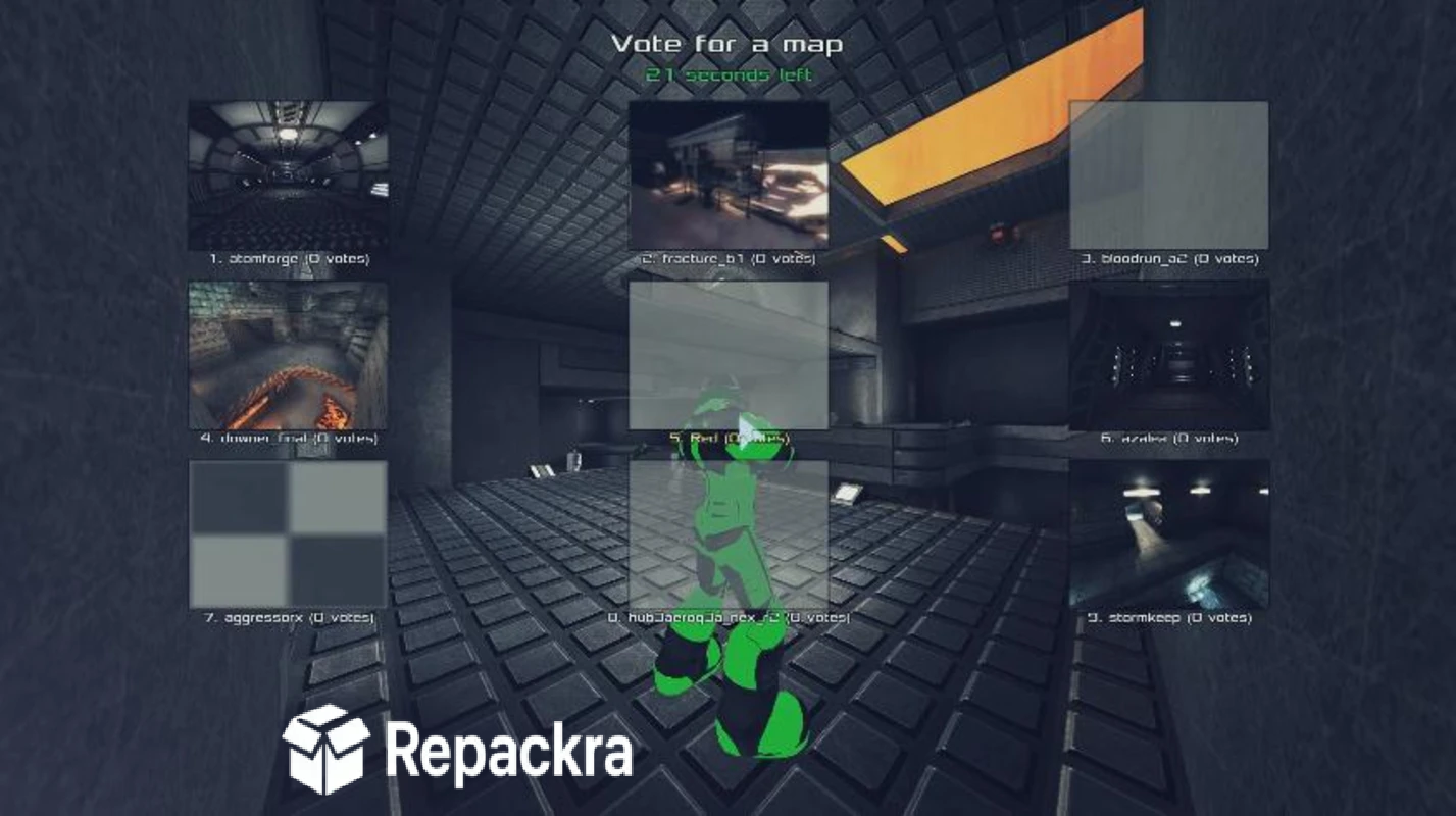 Xonotic Map Voting Screen Multiplayer Match Screenshot