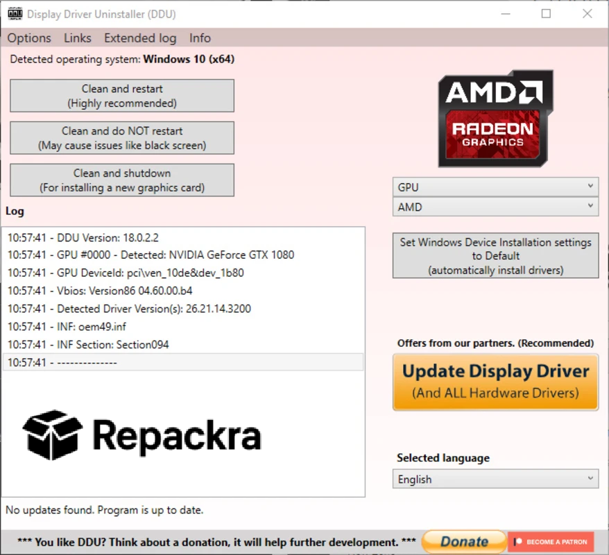 display-driver-uninstaller-ddu-amd-radeon-graphics-selection