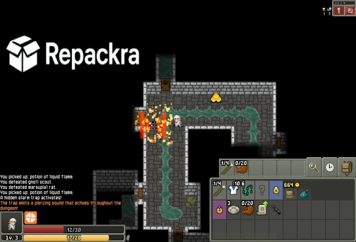 shattered-pixel-dungeon-gameplay-trap-activation