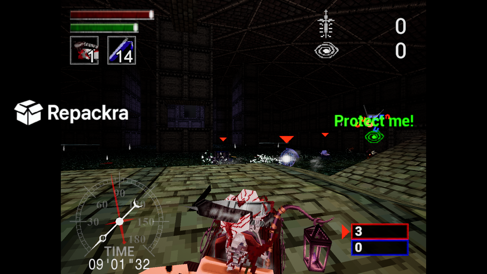 Nightmare Kart Arena Combat Gameplay Protect Me Objective Screenshot