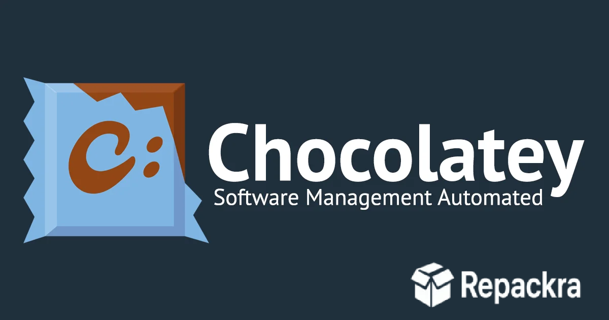 Chocolatey Software Management Automated Logo Banner