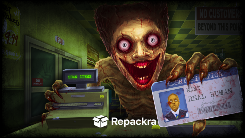 Shift At Midnight Official Game Artwork Monster and ID Card Screenshot