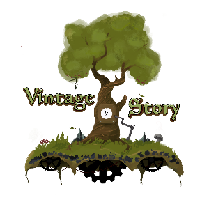 Vintage Story Game Clockwork Tree Logo Icon