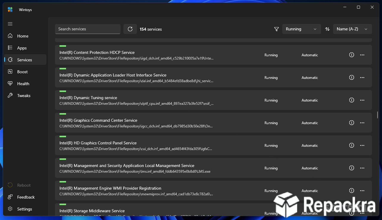 wintoys-services-management-dark-mode-interface