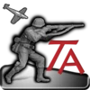 TripleA Game Application Icon Featuring a Soldier, Airplane, and TA Logo