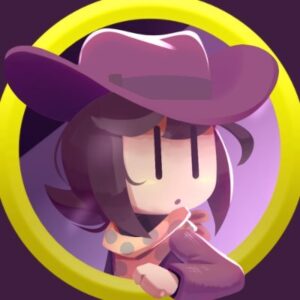 Undertale Yellow Clover Cowboy Character Logo Icon