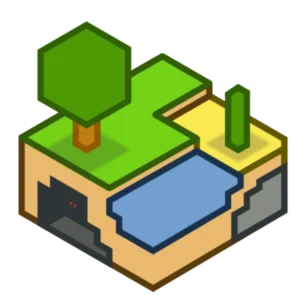 Luanti Open Source Voxel Game Engine Logo Icon