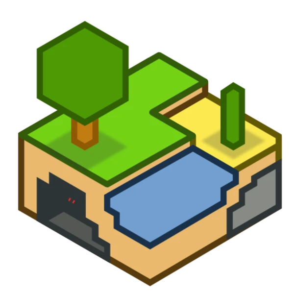 Luanti Open Source Voxel Game Engine Logo Icon