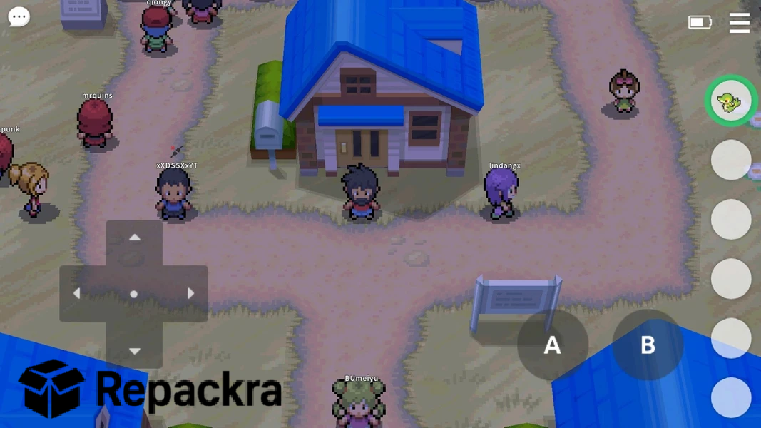 PokeMMO Mobile Android Unova Region Nuvema Town Gameplay Screenshot