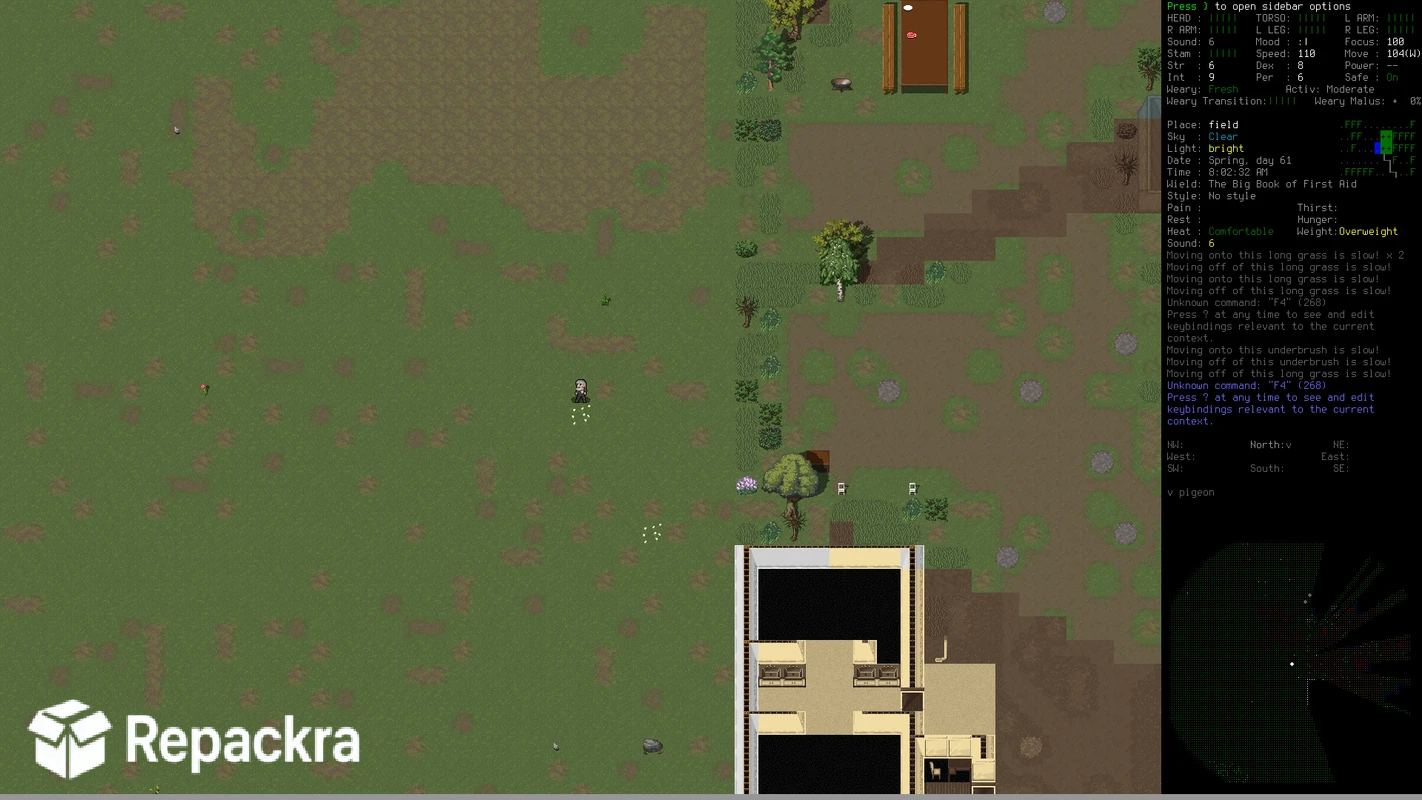 Cataclysm Dark Days Ahead Graphical Tileset Building Exploration Gameplay Screenshot