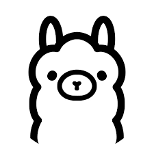 Llama.cpp Minimalist Llama Logo Icon