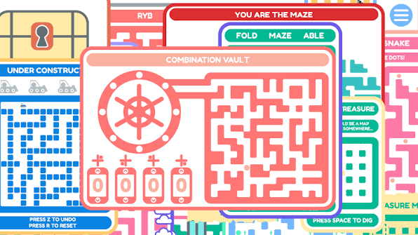 20 Small Mazes Combination Vault Puzzle Screenshot