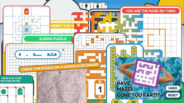 20 Small Mazes Collage Screenshot Showing Diverse Level Mechanics