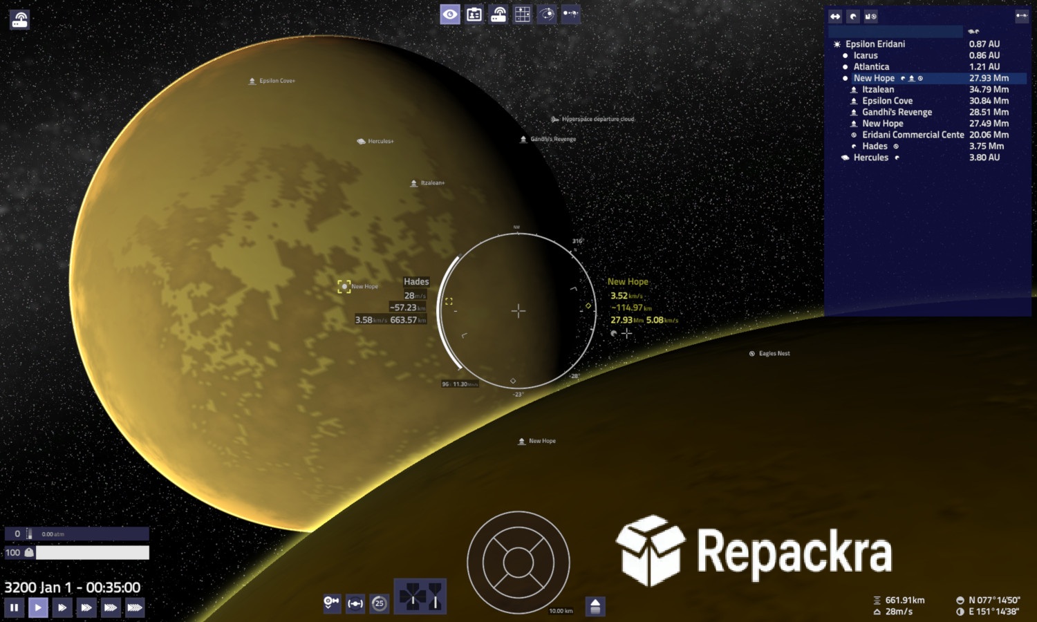 pioneer-space-sim-in-flight-planetary-orbit-navigation-interface