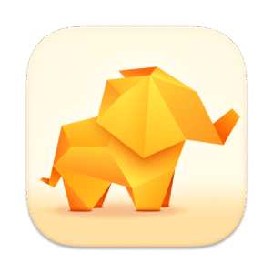 TablePlus Database Management Software Origami Elephant Logo Icon