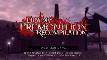 Deadly Premonition Recompilation Configuration Launcher and In-Game Screenshots