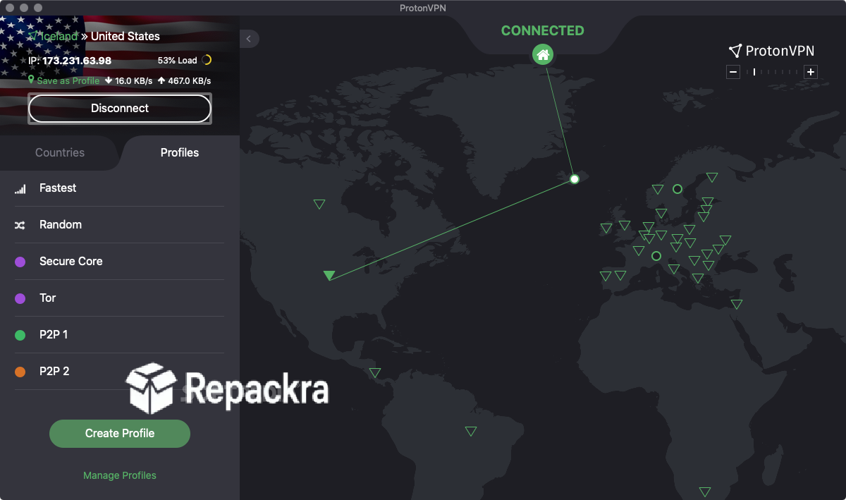 Proton VPN for Mac