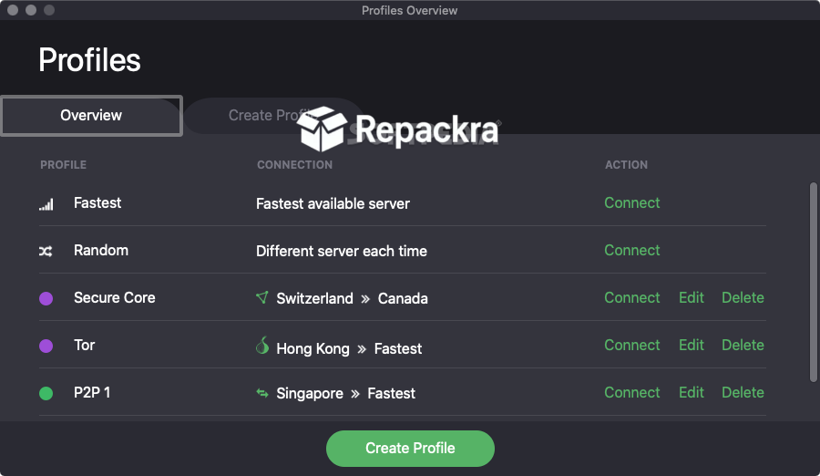 Proton VPN for Mac
