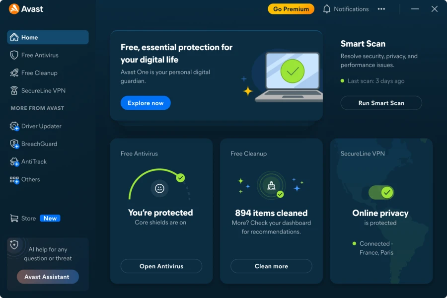 Avast Free Antivirus for PC