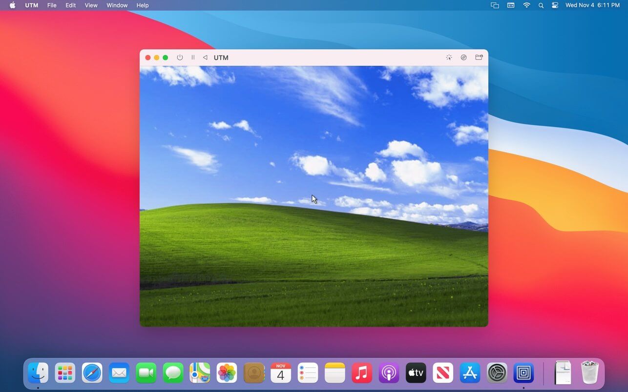 UTM Virtual Machines Main Interface Virtual Machine List Dashboard
