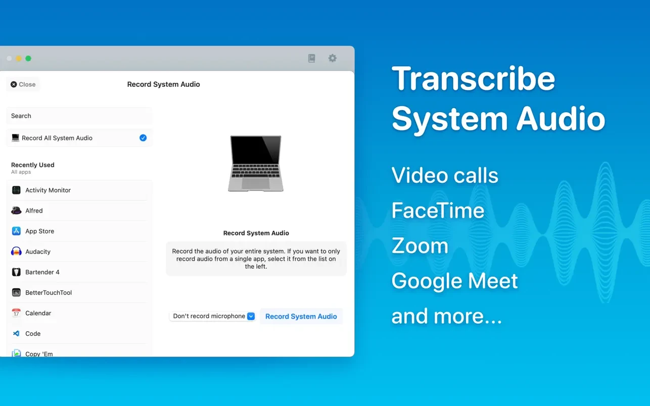 Whisper Transcription for Mac