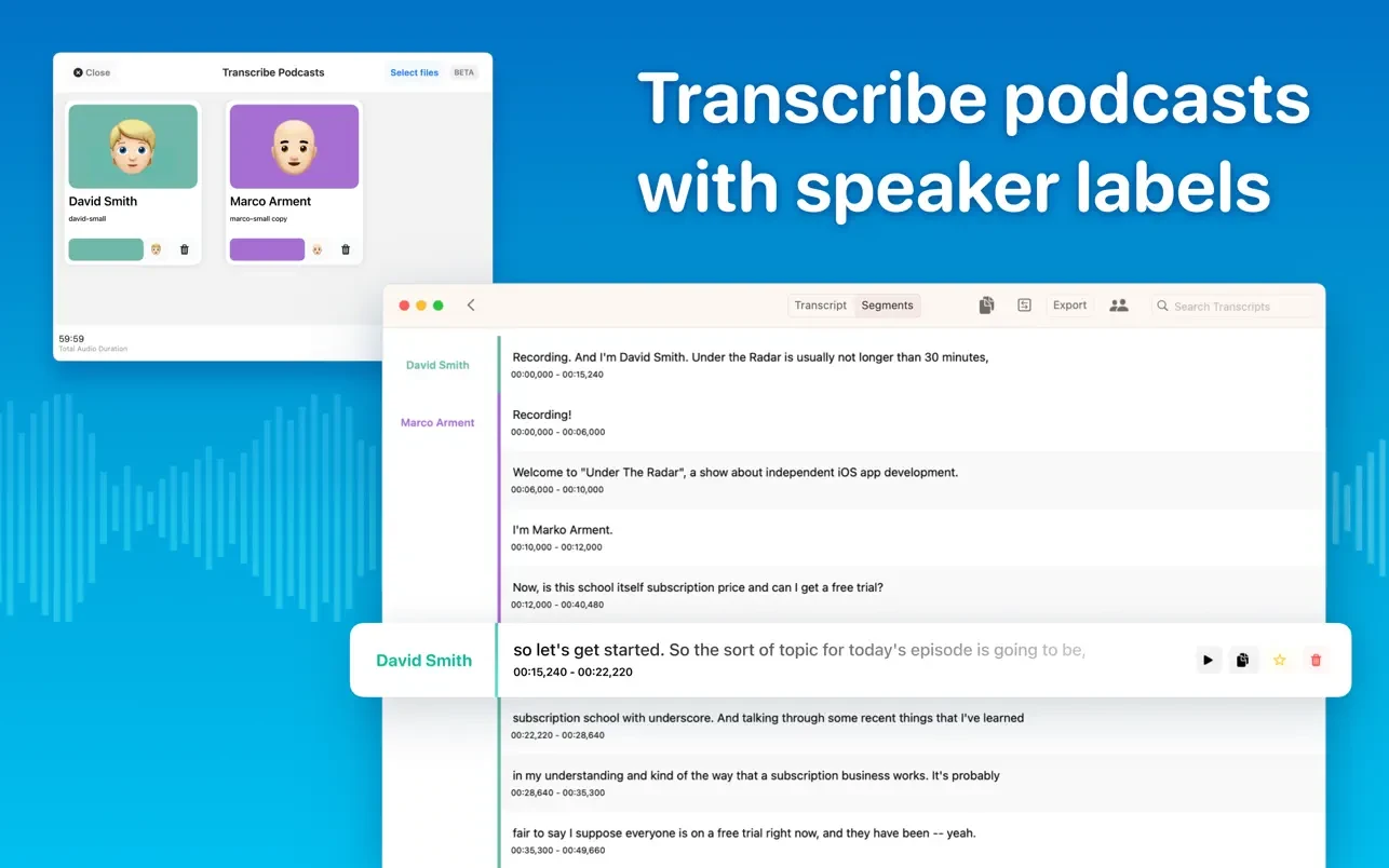 Whisper Transcription for Mac
