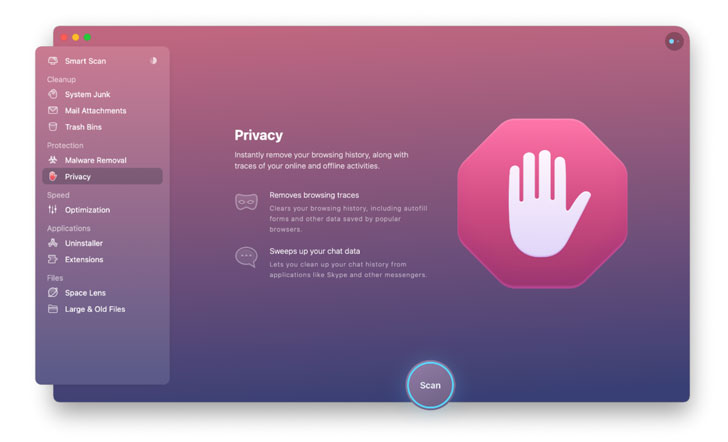 CleanMyMac-privacy
