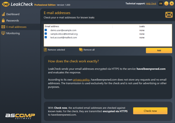 LeakCheck for PC